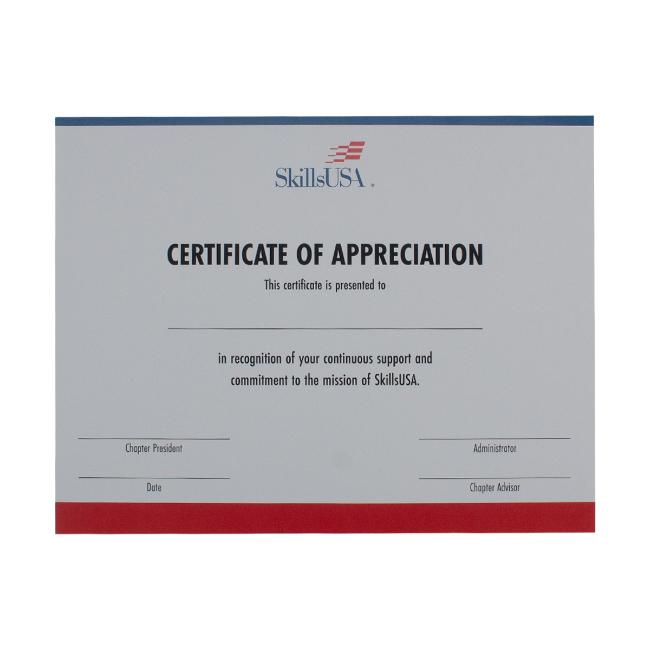 Main image of Certificate of Appreciation (Pack of 10) image