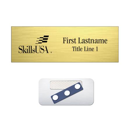 Image of 1"x3" Name Badge